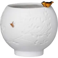 Räder Story Waxinelichthouder Porselein 7,4 cm Wit - Vogel