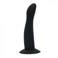 Rimba - Verwisselbare Curvy dildo Met Zuignap Voor strap-on En voorbind Harnasjes