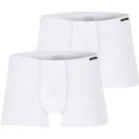 Schiesser 2 Pack Shorts Essentials - Heren Onderbroek wit