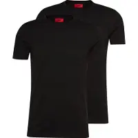 HUGO Heren -ronde T-shirt Zwart