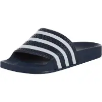 Adidas Muiltjes 'Adilette' navy / wit