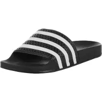 Adidas Originals Muiltjes 'Adilette' zwart / wit