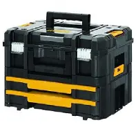 DeWalt TSTAK combokit, zwart, geel, 440 mm, 326 mm, 331 mm