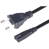Scanpart C7 stroom kabel 1.8 meter - Geschikt voor cassette recorder - Stroomkabel IEC 320 C7 - Geaard apparaatsnoer - Universeel