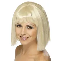 Smiffys Mooie blonde bob pruik Coquette