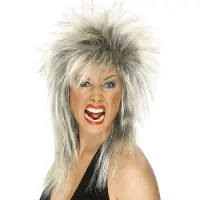 Smiffy 80's Rock Diva Pruik Blond