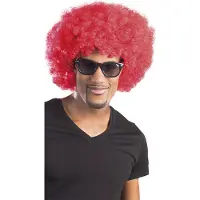 Boland Pruik afro rood