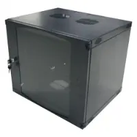 Logilink W06F64B 19inch-wandkast (b x h x d) 540 x 330 x 450 mm 6 HE Zwart-grijs (RAL 7021)