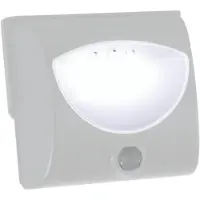 REV Led Step Light W/motion Detector Ip44 Focus Grijs