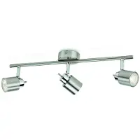 Philips Led opbouwspot | Rond | Meranti | Nikkel | 3x GU10