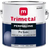 Trimetals Permaline PU Satin standaard wit 2.5 liter
