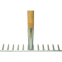 Hendrik Jan Hark - Verzinkt -12 tands steel - Met FSC keurmerk - Totale lengte 160 cm