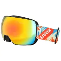 Uvex Downhill FM - Ski- & snowboardbril - 100% UV-bescherming - Zwart