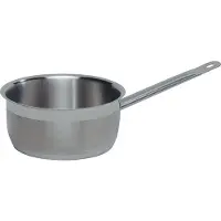 Hendi Braadpan zonder deksel, Pan + steelpan, Zilver