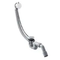 Hansgrohe Flexaplus S - Complete set voor badafvoer en overloopcombinatie voor normale baden, chroom 58150000