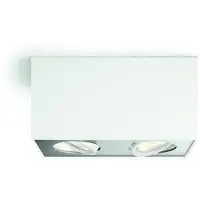 Philips Box opbouwspot - 2-lichts - wit