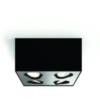 Philips Spot Box 4 lichts zwart