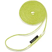 Edelrid Dyneema Sling 8mm 180cm, wit/groen 2022 Lussen & Banden