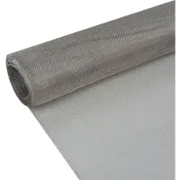 vidaXL Draadhekken, 100 x 500 cm, gaas van roestvrij staal 201, zilver