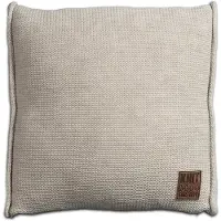 Knit Factory Uni Kussen - Beige - 50x50 cm