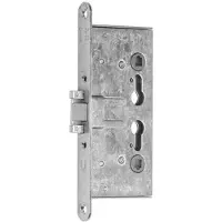 Nemef 1739/36,46 Paniekdeurslot | DM65mm | PC72mm | doorgaand voorplaat staal verzinkt 24x235mm afgerond | staal verzinkte dag- en nachtschoot | 1-toers | DR 1+2+3+4 - 9173936000