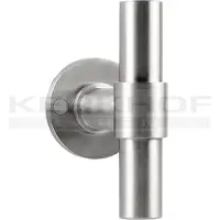 Formani One PBT20/50 Deurkruk op rozet mat RVS - dubbel geveerd