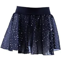 Papillon Rokje met glitters zwart maat 128/140