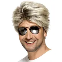 Smiffys Smiffy's Verkleed pruik - blond haar - voor heren - oktoberfest - schlager pruik