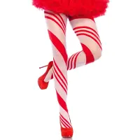 Vegaoo Rood met witte spandex legging voor vrouwen