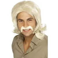 Smiffys 70's retro pruik (blond)