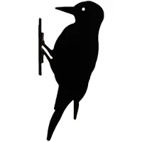 Wildlife Garden Silhouet - Bonte Specht