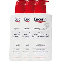 Eucerin Ph5 Waslotion Met Pomp Voordeelverpakking 3x400ml
