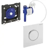 Geberit Hytouch Urinoirsturing, Pneumatisch, Model Sigma10, Wit-Goud-W