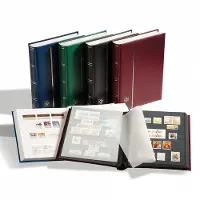 Leuchtturm Luxe insteekalbum postzegels Comfort S64 zwarte kaft