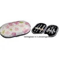 Rojafit - Budget - Manicureset - 7 delig - Glitter - Rose