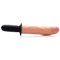 Master Series XR Brands - Onslaught 13 Mode XL Flesh Dildo - Beige