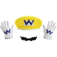 Vegaoo Wario Nintendo set voor volwassenen
