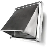 Nedco Gevelklep+Terugslagklep 125Mm Rvs