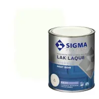 Sigma Houtlak Interieur - Mat - Wit Ral 9010 - 750ml