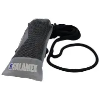 Talamex Landvast met polyester mantel en PP kern - zwart