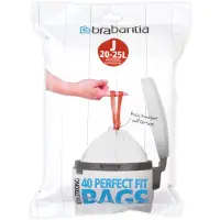 Brabantia Vuilniszakken Code J - 20-25 Liter (40 stuks)