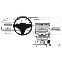 Brodit ProClip houder geschikt voor BMW 3-Serie /E90/E91/E92/E93 2005-2012 Console mount