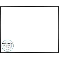Homedecoration Easy – Fotolijst – Fotomaat 49x59 cm – Kunststof – Zwart mat