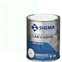 Sigma Houtlak Interieur - Mat - Wit Ral 9003 - 750ml