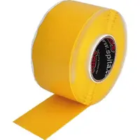 Stokvis STOK zelfkl tape RQT, silicoon, geel, (lxb) 3.65mx25.4mm