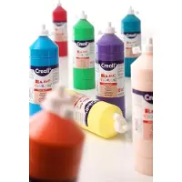 Creall Plakkaatverf Basic waterbasis 12 kleuren flacons van 1 liter