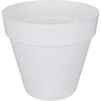 Elho Loft Urban Rond 50 - Bloempot voor Buiten - Ø 48.5 x H 44.5 cm - Wit