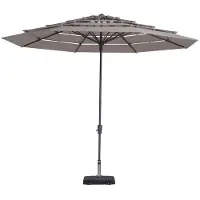 Madison Parasol rond 350 cm taupe PC12P015 online kopen