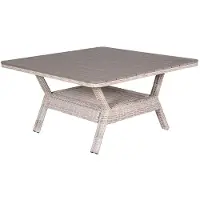 Garden Impressions Milwaukee tafel 140x140xH70 passie wilg