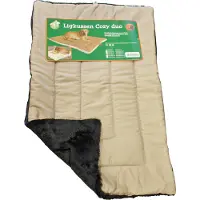 Gebr. De Boon Hondenmat duo beige zwart 120 x 73 cm